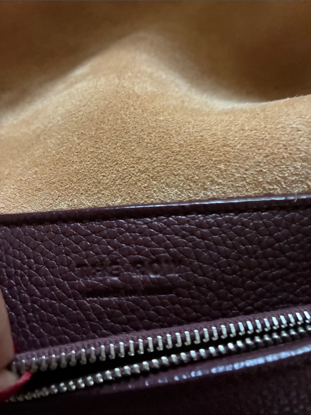 The Row Women's Shoulder Bag in Deep Burgundy top handle 14 - Picture 2 of 9